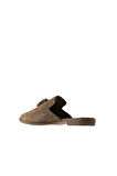 Bueno Shoes Taba Süet Kadın Düz Terlik 01wn0111