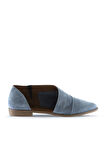 Bueno Shoes Mavi Süet Kadın Düz Babet 01wn0145