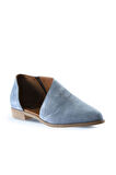 Bueno Shoes Mavi Süet Kadın Düz Babet 01wn0145