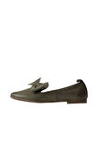 Bueno Shoes Haki Deri Kadın Düz Babet 01wr3117