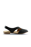 Bueno Shoes Siyah Deri Kadın Sandalet 01ws2311
