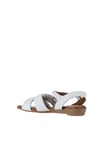 Bueno Shoes Beyaz Deri Kadın Sandalet 01ws6010