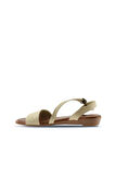 Bueno Shoes Sarı Deri Kadın Sandalet 01ws6012