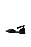 Bueno Shoes Siyah Deri Kadın Sandalet 01wu1808