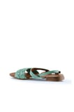 Bueno Shoes Yeşil Deri Kadın Sandalet 01wu1810