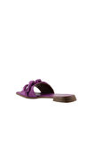 Bueno Shoes Lila Deri Kadın Düz Terlik 01wu1815