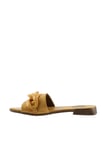 Bueno Shoes Sarı Deri Kadın Düz Terlik 01wu1815