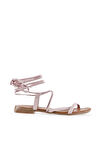 Bueno Shoes Pembe Deri Kadın Sandalet 01wu1822