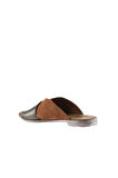 Bueno Shoes Taba Haki Süet-deri Kadın Düz Terlik 01wu3000