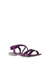 Bueno Shoes Lila Deri Kadın Düz Sandalet 01wu3004