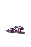 Bueno Shoes Lila Deri Kadın Düz Sandalet 01wu3004