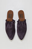 Bueno Shoes Mor Süet Kadın Düz Terlik 01wu7704