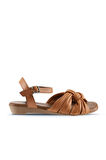 Bueno Shoes Taba Deri Kadın Sandalet 01wu8802