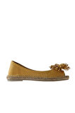 Bueno Shoes Sarı Deri Kadın Düz Babet 01ws4807