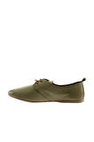 Bueno Shoes Haki Deri Kadın Günlük Ayakkabı 01wj2123