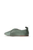 Bueno Shoes Mavi Deri Kadın Babet 01wn0702