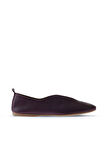 Bueno Shoes Mor Flotter Deri Kadın Babet 01wn0710