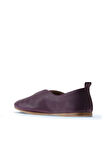 Bueno Shoes Mor Flotter Deri Kadın Babet 01wn0710