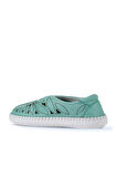Bueno Shoes Yeşil Flotter Deri Kadın Günlük Ayakkabı 01wq0402