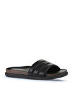 Bueno Shoes Siyah Deri Kadın Düz Terlik 01wu4710