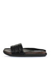 Bueno Shoes Siyah Deri Kadın Düz Terlik 01wu4710