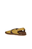 Bueno Shoes Sarı Deri Kadın Sandalet 01wu5815