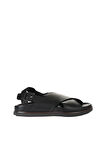 Bueno Shoes Siyah Deri Kadın Sandalet 01wu5815