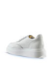 Bueno Shoes Beyaz Sarı Deri Kadın Sneakers 01wt4704