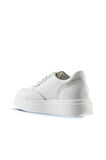 Bueno Shoes Beyaz Haki Deri Kadın Sneakers 01wt4704
