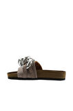 Bueno Shoes Kum Nubuk Deri Kadın Düz Terlik 05wt066