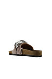 Bueno Shoes Kum Nubuk Deri Kadın Düz Terlik 05wt066