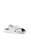 Bueno Shoes Beyaz Deri Kadın Sandalet 01wu3309