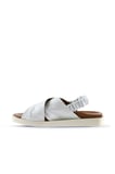 Bueno Shoes Beyaz Deri Kadın Sandalet 01wu3309