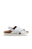 Bueno Shoes Beyaz Deri Kadın Sandalet 01wu3309