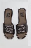 Bueno Shoes Kurşun Parlak Deri Kadın Düz Terlik 01wu4100