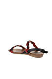 Bueno Shoes Siyah Multi Deri Kadın Sandalet 01wu7472