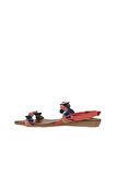 Bueno Shoes Mercan Multi Deri Kadın Sandalet 01wu7472