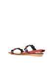 Bueno Shoes Mercan Multi Deri Kadın Sandalet 01wu7472