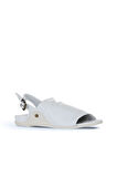 Bueno Shoes Beyaz Deri Kadın Sandalet 01wu7603