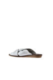 Bueno Shoes Beyaz Deri Kadın Düz Terlik 01wu8210