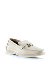 Bueno Shoes Bej Flotter Deri Erkek Loafer 05ms101