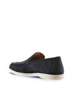 Bueno Shoes Siyah Süet Erkek Loafer 05ms102