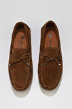 Bueno Shoes Taba Açık Süet Erkek Loafer 05ms2023
