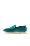 Bueno Shoes Yeşil Süet Kadın Loafer 05ws102