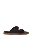 Bueno Shoes Mor Nubuk Kadın Düz Terlik 01ws11001