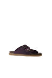 Bueno Shoes Mor Nubuk Kadın Düz Terlik 01ws11001