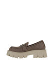 Bueno Shoes Vizon Nubuk Kadın Dolgu Topuklu Ayakkabı 01wv4603