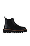 Bueno Shoes Siyah Deri Kadın Düz Bot 01wv10200