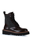 Bueno Shoes Bordo Açma Deri Kadın Düz Bot 01wv10201