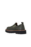Bueno Shoes Haki Koyu Nubuk Kadın Dolgu Topuklu Ayakkabı 01wv10207